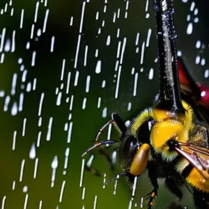 Dropping in on a Drizzle: Can Bees Buzz Through Rain?