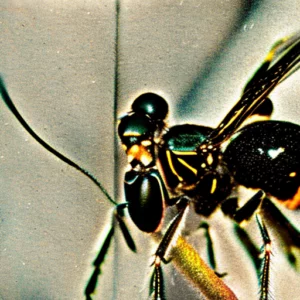 Spotlight on the Spotted: Unveiling the Black Wasp with White Dots