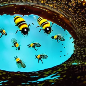 Diving into the Buzz: The Tale of Tiny Bees in Your Pool