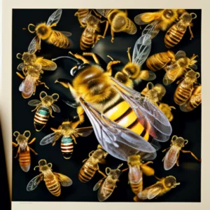 Unveiling the Buzz: A Visual Symphony of Honey Bees