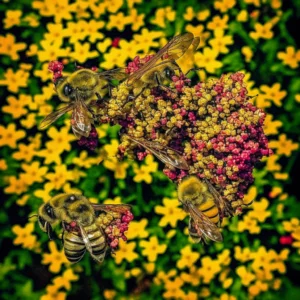 Blossoming Bonds: The Sweet Interplay of Honey Bees and Flowers